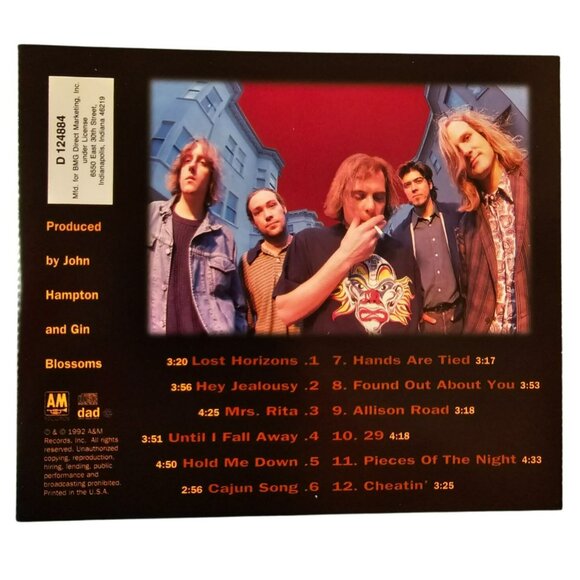 Gin Blossoms "New Miserable Experience" CD Alternative Rock Album bmg 37558cd - Picture 2 of 2